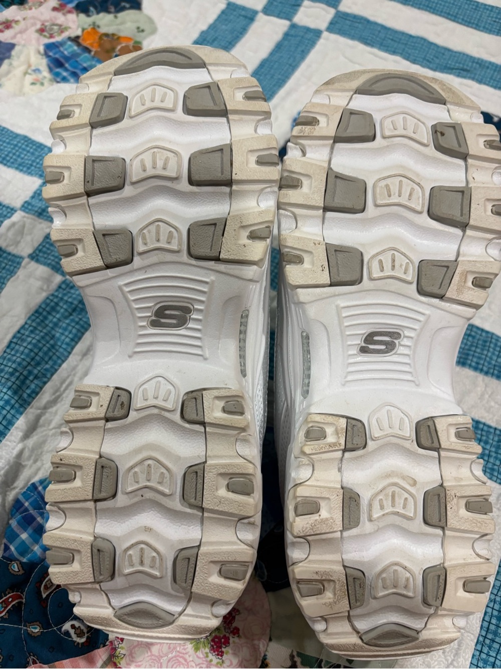 Skechers White Slip-On Casual Walking Shoes - Picture 4 of 5